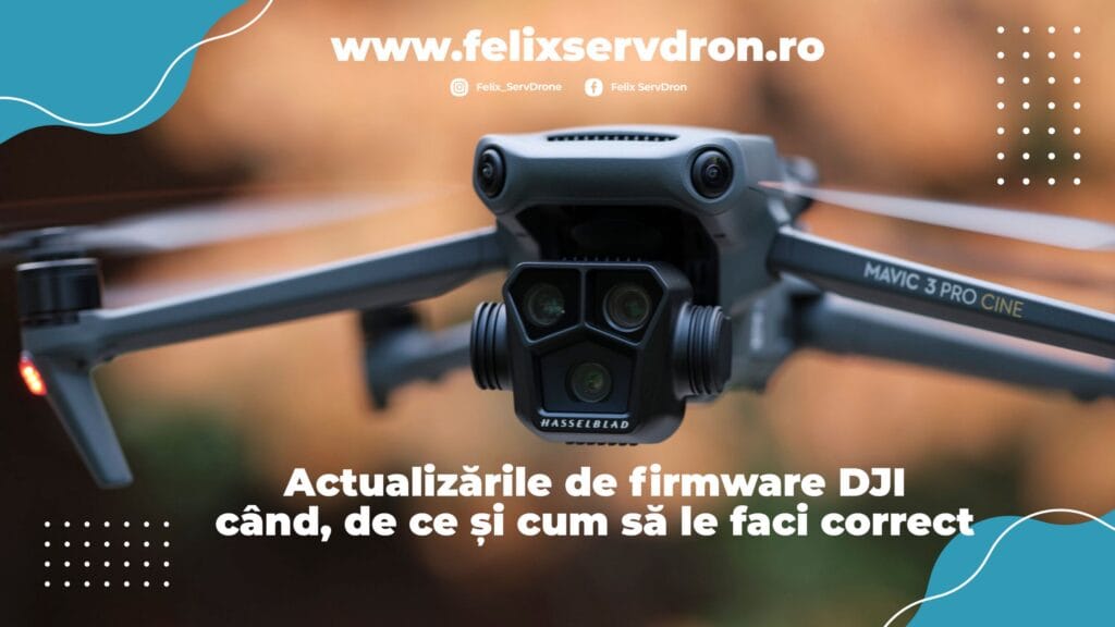 actualizarile de firmware dji