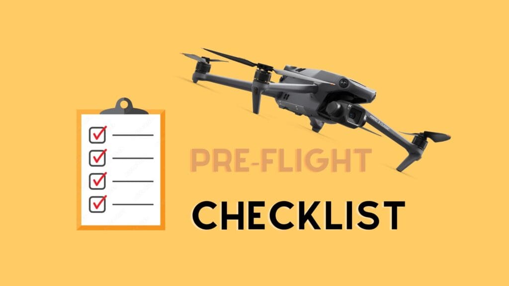 Checklist pre-flight pentru drona DJI