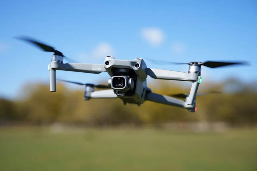 Drift la drona DJI în timpul zborului
